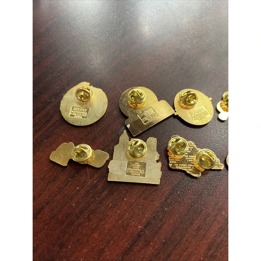 Lot Of 10 AT&T Pioneers BellSouth Telephone Company Lapel Hat Pins‎ Z2
